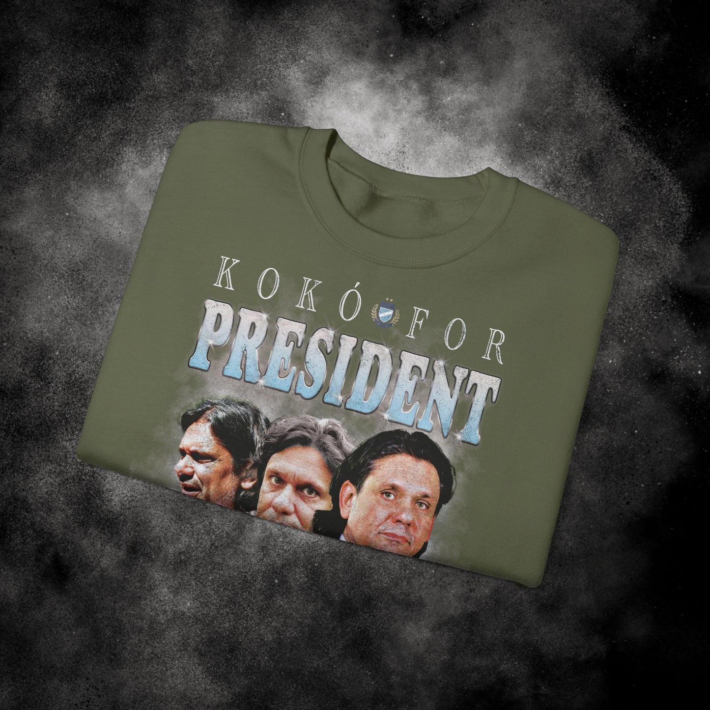 Kokó For President Deutsch Tamás Vintage 90s Crewneck Sweatshirt