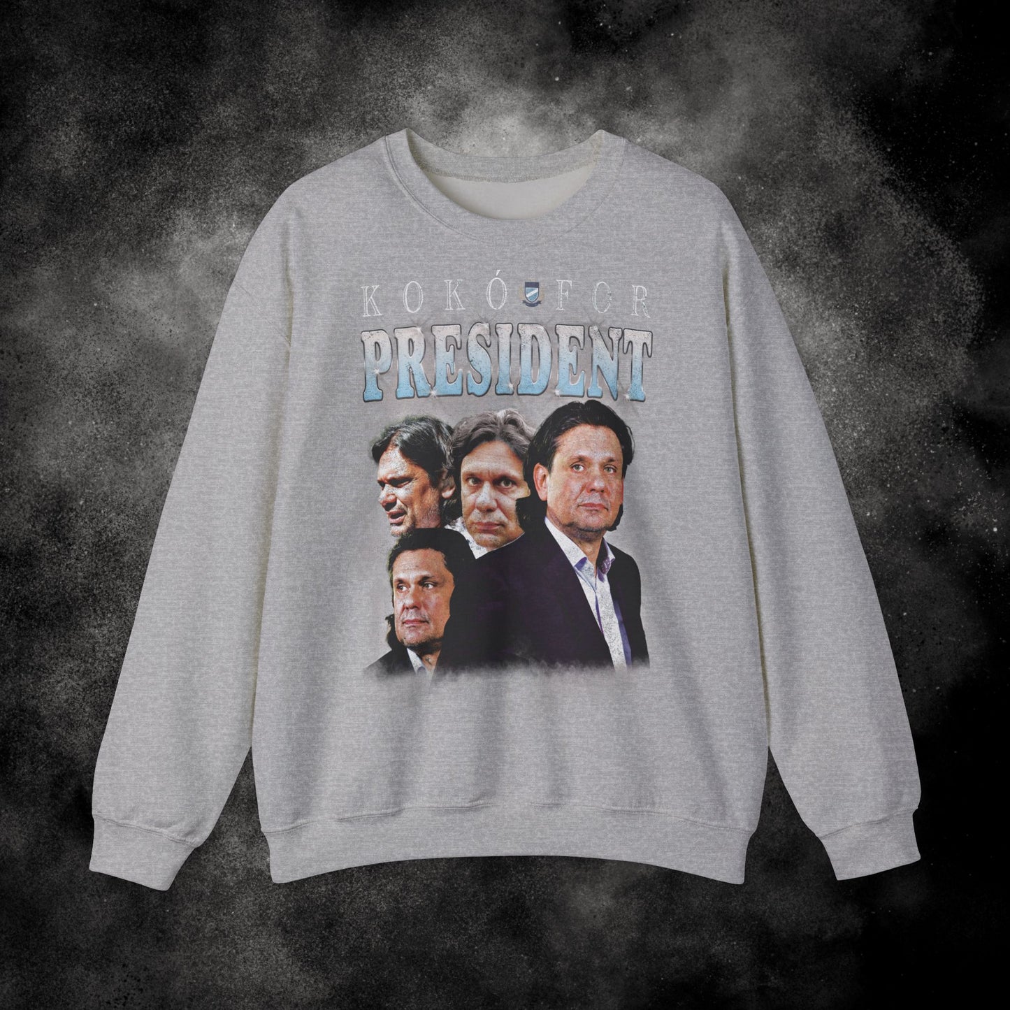 Kokó For President Deutsch Tamás Vintage 90s Crewneck Sweatshirt