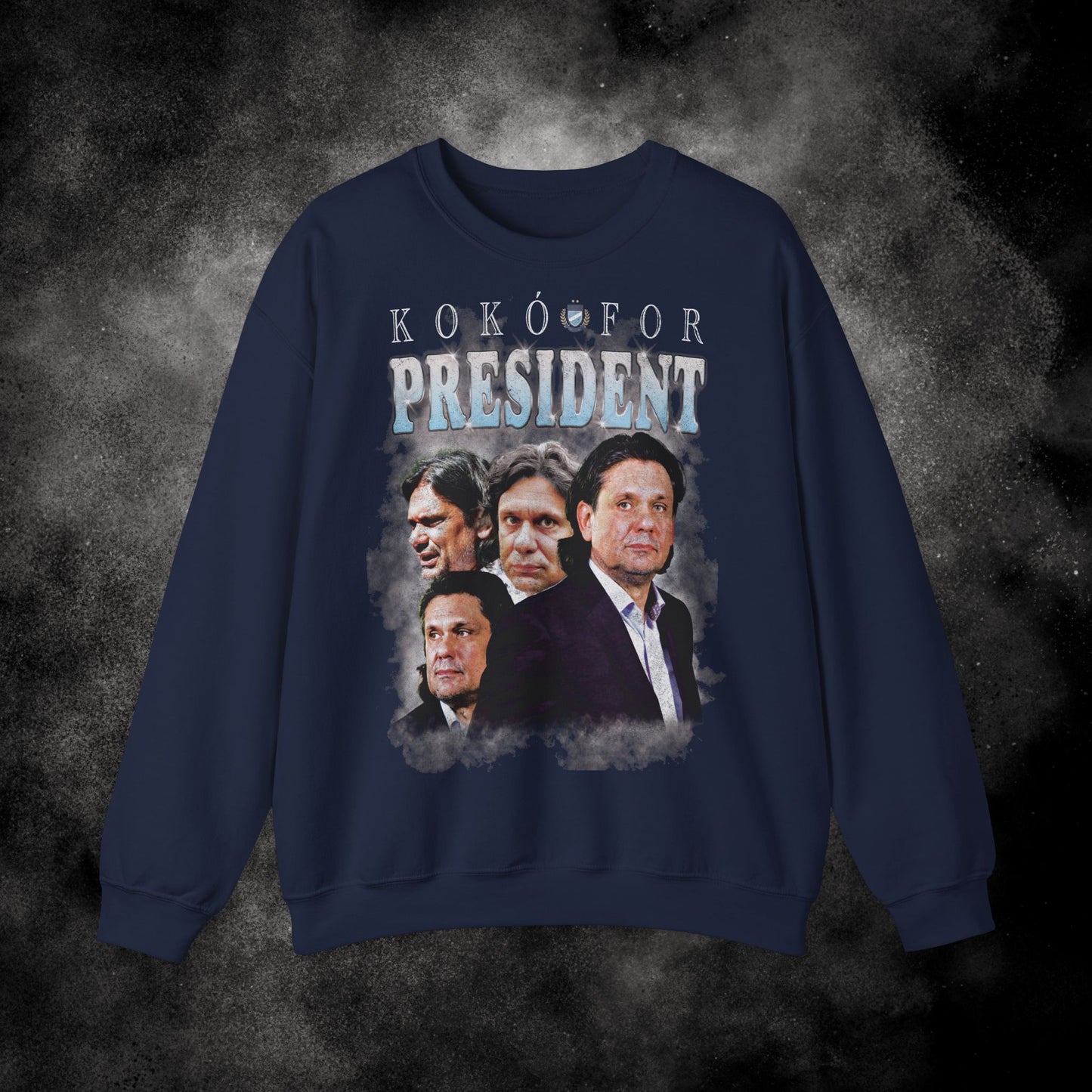 Kokó For President Deutsch Tamás Vintage 90s Crewneck Sweatshirt